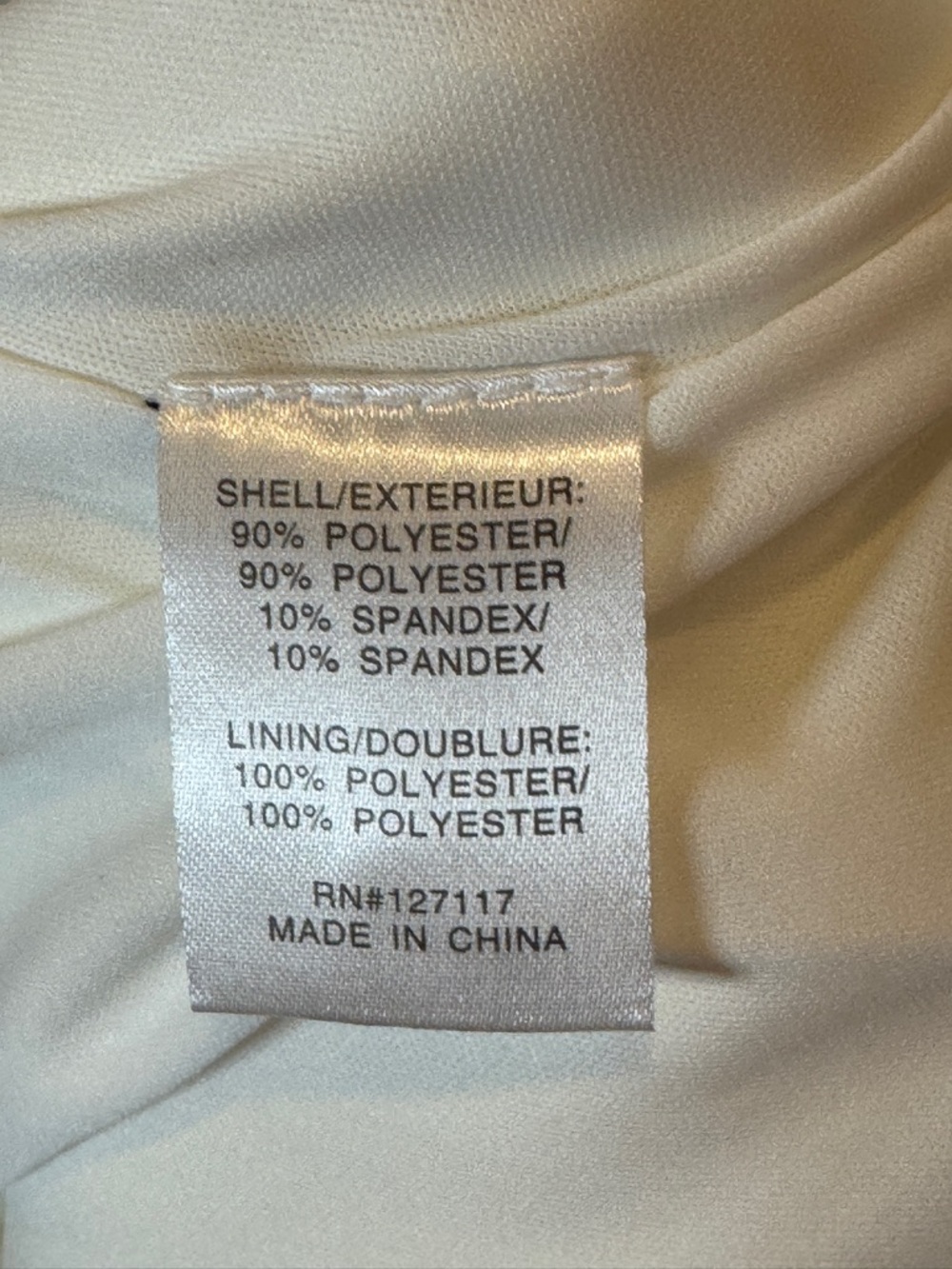 NWT Badgley Mischka Boat Neck Blouson Sheath Dress 3/4 Sleeve Midi Ivory $295.00 - Picture 9 of 12